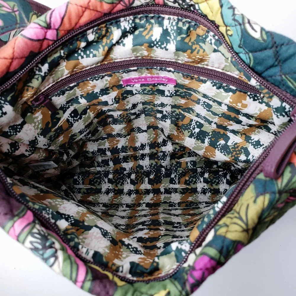 Vera‎ Bradley Quilted Paisley Floral Crossbody Bag